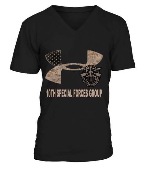 10th Special Forces Group V-Neck T-shirt