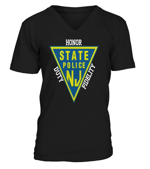 new jersey state police V-Neck T-shirt