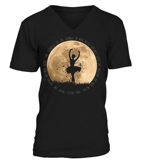 She Dances To The Songs Hippie T-shirt V-Neck T-shirt