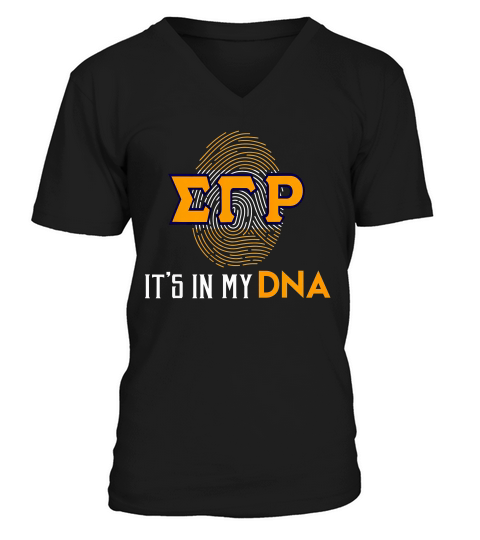 Sigma Gamma Rho Sgrho Sorority Dna Paraphernalia T-shirt V-Neck T-shirt