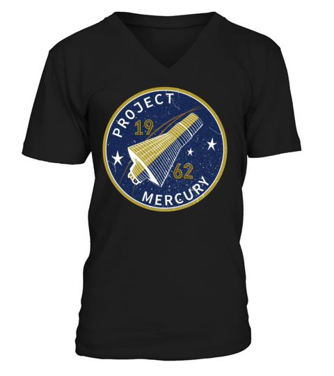 SPACE PROJECT MERCURY V-Neck T-shirt