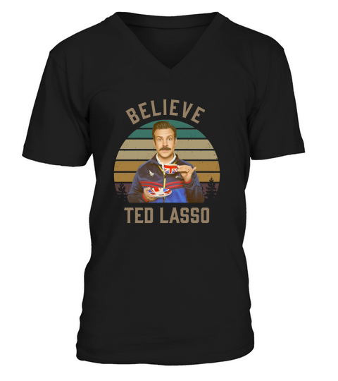 Ted Lasso Believe Vintage V-Neck T-shirt