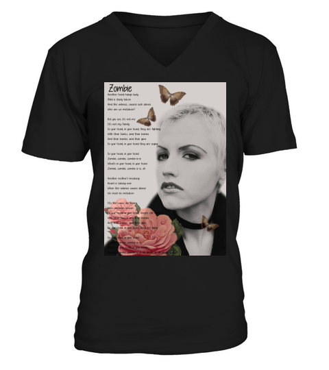 the Cranberries Zombie V-Neck T-shirt