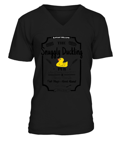 The Snuggly Duckling Theme Park Dream Vacation Fun T-shirt V-Neck T-shirt