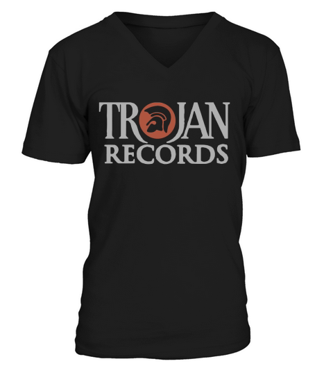 TROJAN RECORDS SIMPLE V-Neck T-shirt