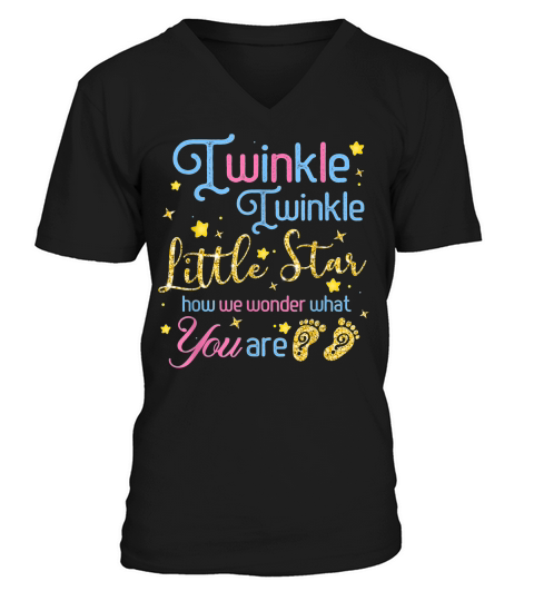 Twinkle Little Star How We Wonder What You Are T Shirt T-shirt V-Neck T-shirt