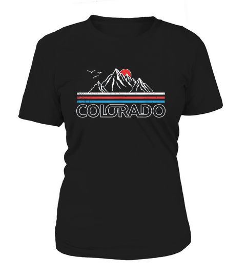 Colorado Mountains Colorado Retro Vintage Classic 80s Women's T-Shirt