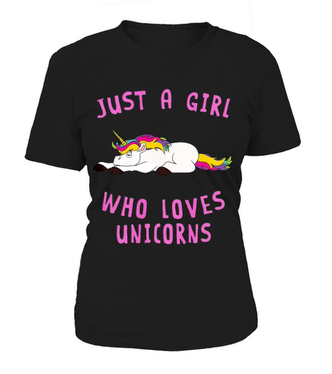 Just A Girl Who Loves Unicorn Animal Spirit T-shirt Women's T-Shirt