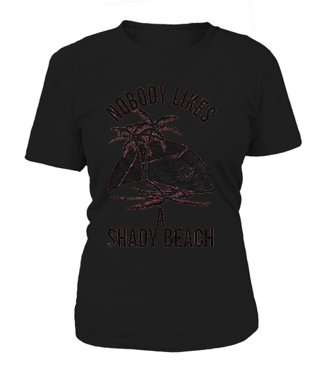 Shady Beach Funny Cute Vacation Vintage Women's T-Shirt
