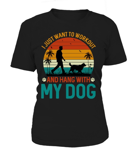 Workout with My Dog 2 Women's T-Shirt