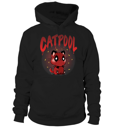 Catpool Funny Deadpool Mix Cat Unisex T-Shirt Hoodie Unisex