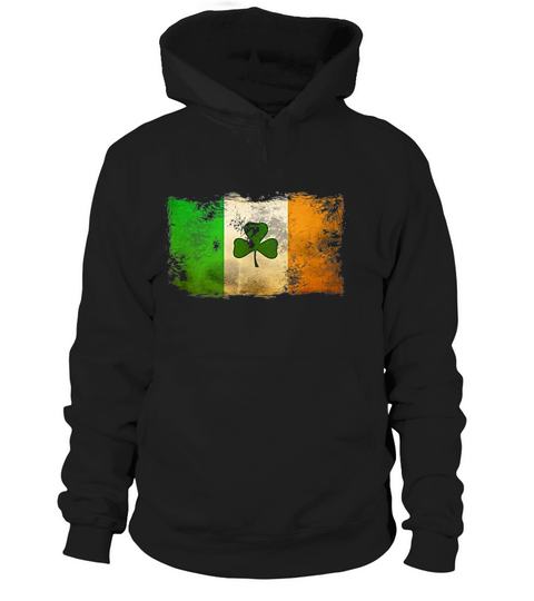 Distressed Ireland Flag Vintage Irish Eire Flags Gift Hoodie Unisex