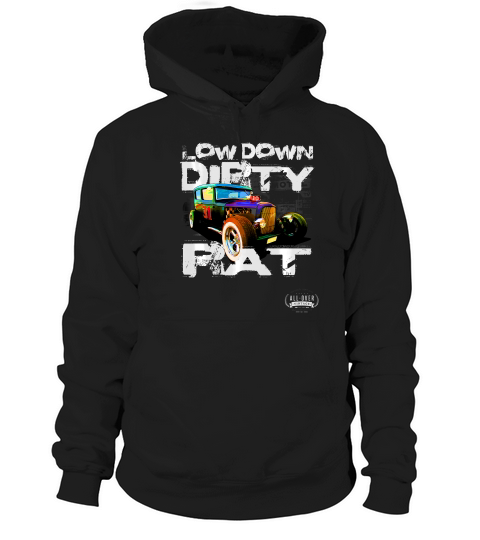 Low Down Dirty Rat Hot Rod Vintage T-shirt Hoodie Unisex