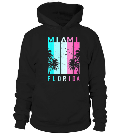 Miami Florida Beach Hoodie Unisex