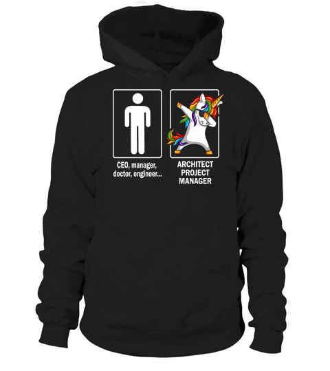 O-ther Architect Project Manager  - Funny Unicorn Job Title Hoodie Unisex