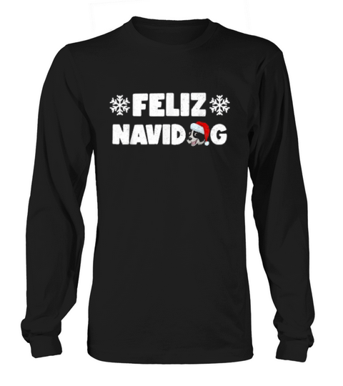Feliz Navidog Chihuahua Christmas Costume Long sleeved Unisex