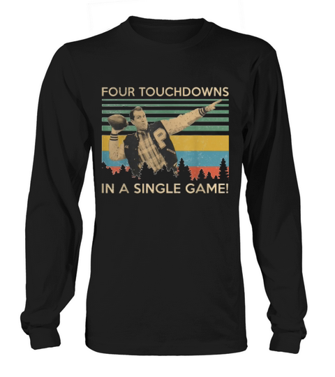 Four Touchdowns In A Single Game Al Bundy Vintage shirt Long sleeved Unisex