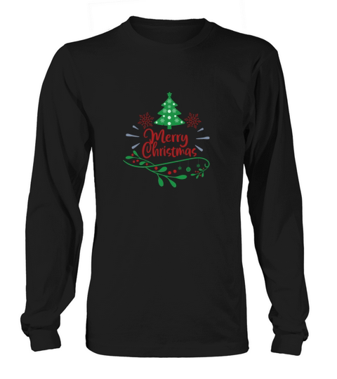 Merry Christmas Long sleeved Unisex