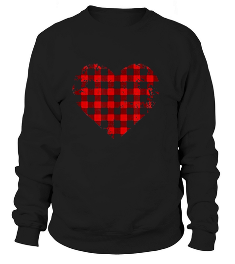 Big Heart Red Sweatshirt Unisex