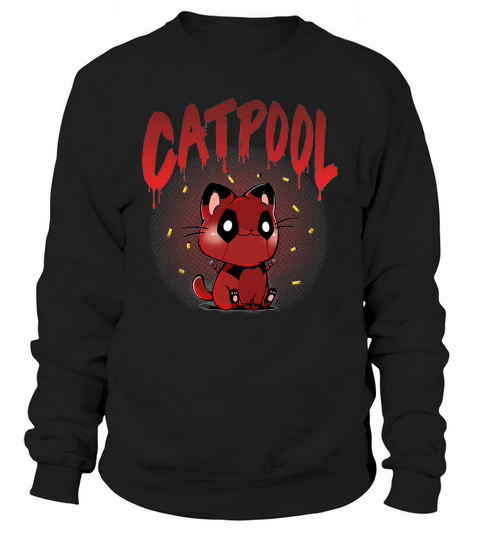 Catpool Funny Deadpool Mix Cat Unisex T-Shirt Sweatshirt Unisex