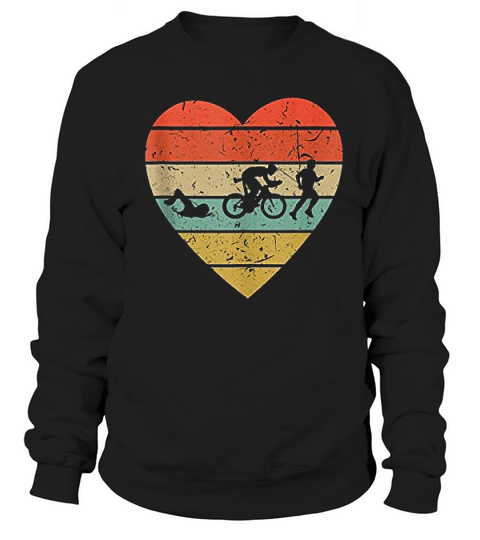 Triathlon Vintage Design Sweatshirt Unisex