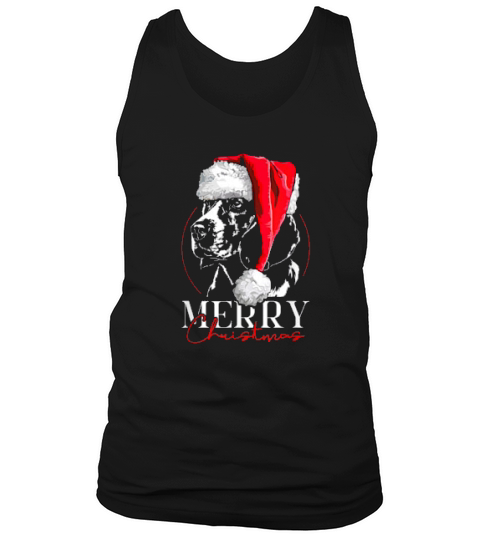 Lustiger Santa Beagle Merry Christmas Weihnachten Hunde Tank Top Unisex
