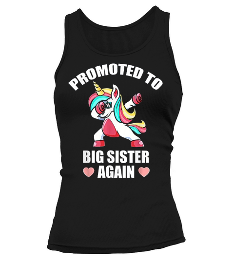 Promoted To Big Sister Again 2021 Unicorn Outfit Tank top Woman