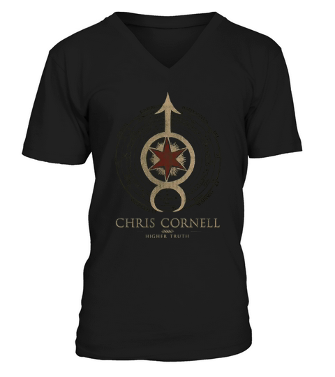Chris Cornell Star Arrow Higher Truth Tee V-Neck T-shirt