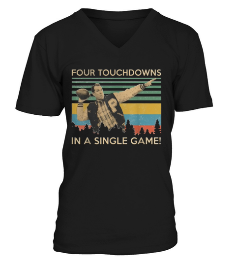 Four Touchdowns In A Single Game Al Bundy Vintage shirt V-Neck T-shirt