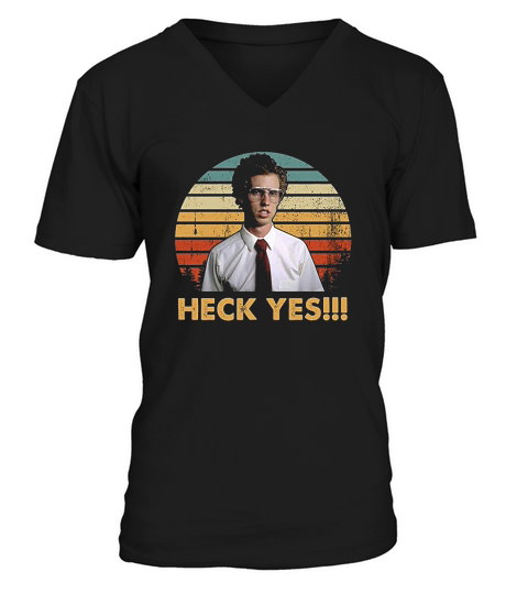Heck Yes Vintage V-Neck T-shirt
