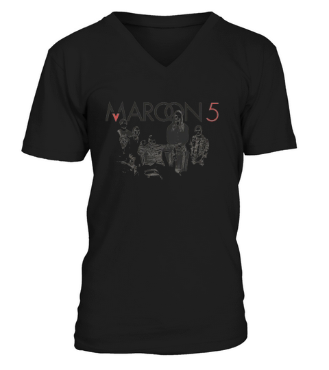 Maroon 5 Graphic Tee V-Neck T-shirt