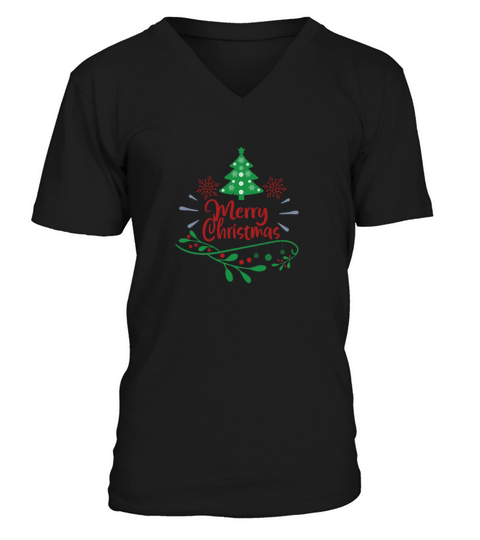Merry Christmas V-Neck T-shirt