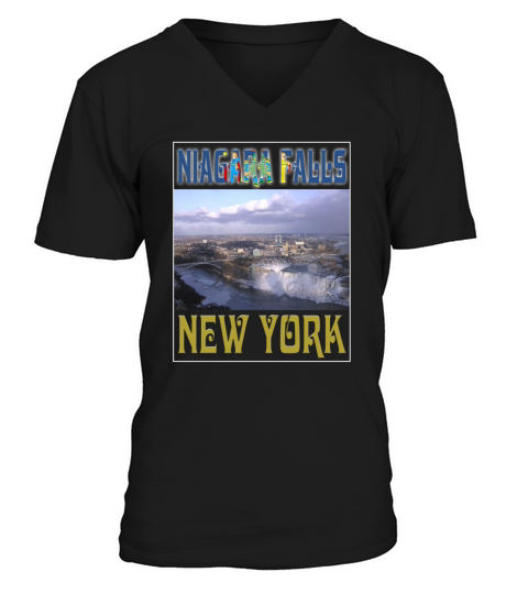 Niagara Falls-New York V-Neck T-shirt