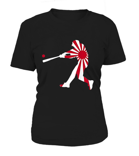 Japan Baseball Jpn Batter Classic Batter Nippon Flag Jersey Women's T-Shirt