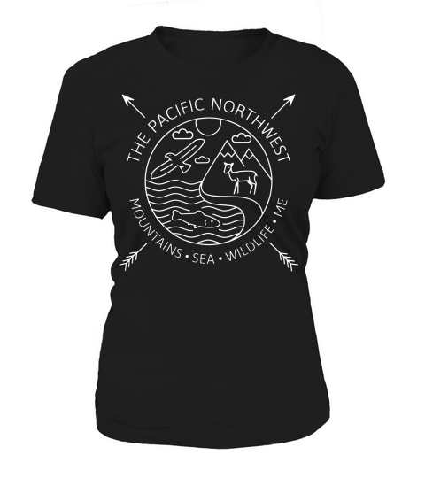 The Pacific Northwest Rt, Pnw, Upper Left, Outdoors T-shirt Women's T-Shirt