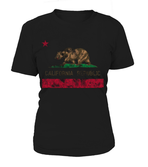 Vintage California Ca Flag Shirt Souvenir Gift Women Men Kid Women's T-Shirt