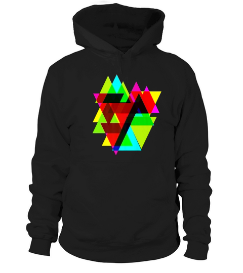Geometric Colorful Modern Angular Pattern Block Gift .ie4s T-shirt Hoodie Unisex