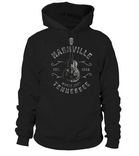 Nashville Music City Usa Vintage T-shirt Hoodie Unisex