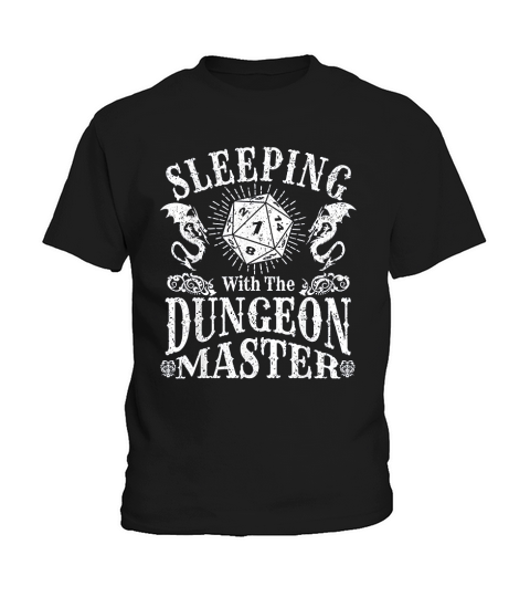 Sleeping With The Dungeon Dragons Master Funny Kids T-Shirt