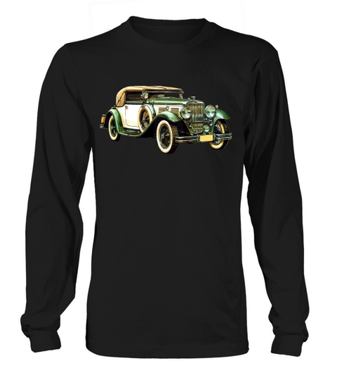 Classic Car Vintage Automobile Convertible T-shirt Long sleeved Unisex