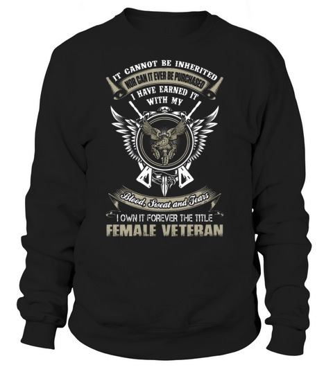 female veteran Sweatshirt Unisex