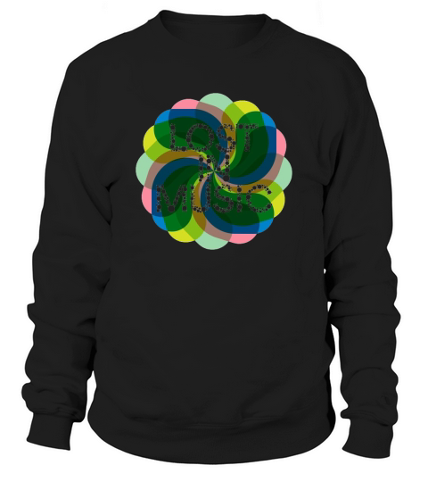 Lost in Music colorblind Sweatshirt Unisex