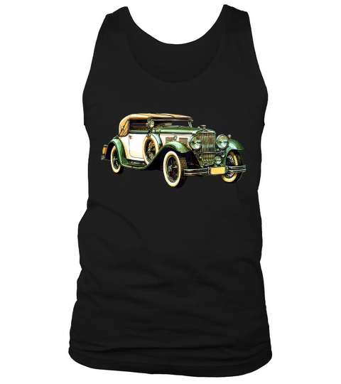 Classic Car Vintage Automobile Convertible T-shirt Tank Top Unisex