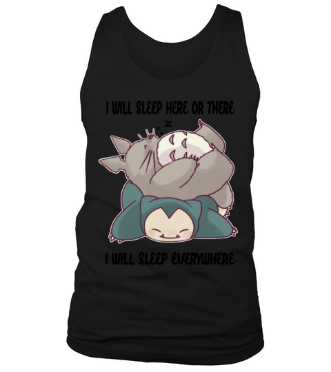 Sleeping Totoro Snorlax Tank Top Unisex