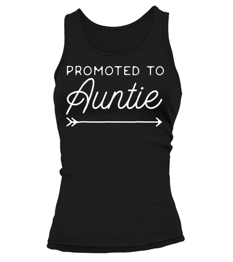 Cute Aunt T-shirt- Promoted To Auntie Tank top Woman
