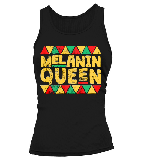 Melanin Queen African Pride History Heritage T-shirt Tank top Woman