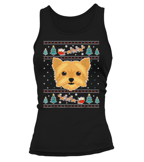 Merry Christmas Yorkshire Terrier  For Dog Lovers Tank top Woman