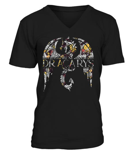 Dragons lover Dracarys vintage V-Neck T-shirt