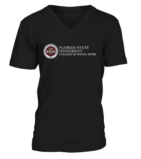 Florida State University College of Social Work. V-Neck T-shirt