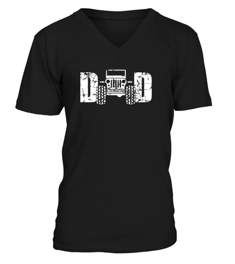Jeep Dad V-Neck T-shirt